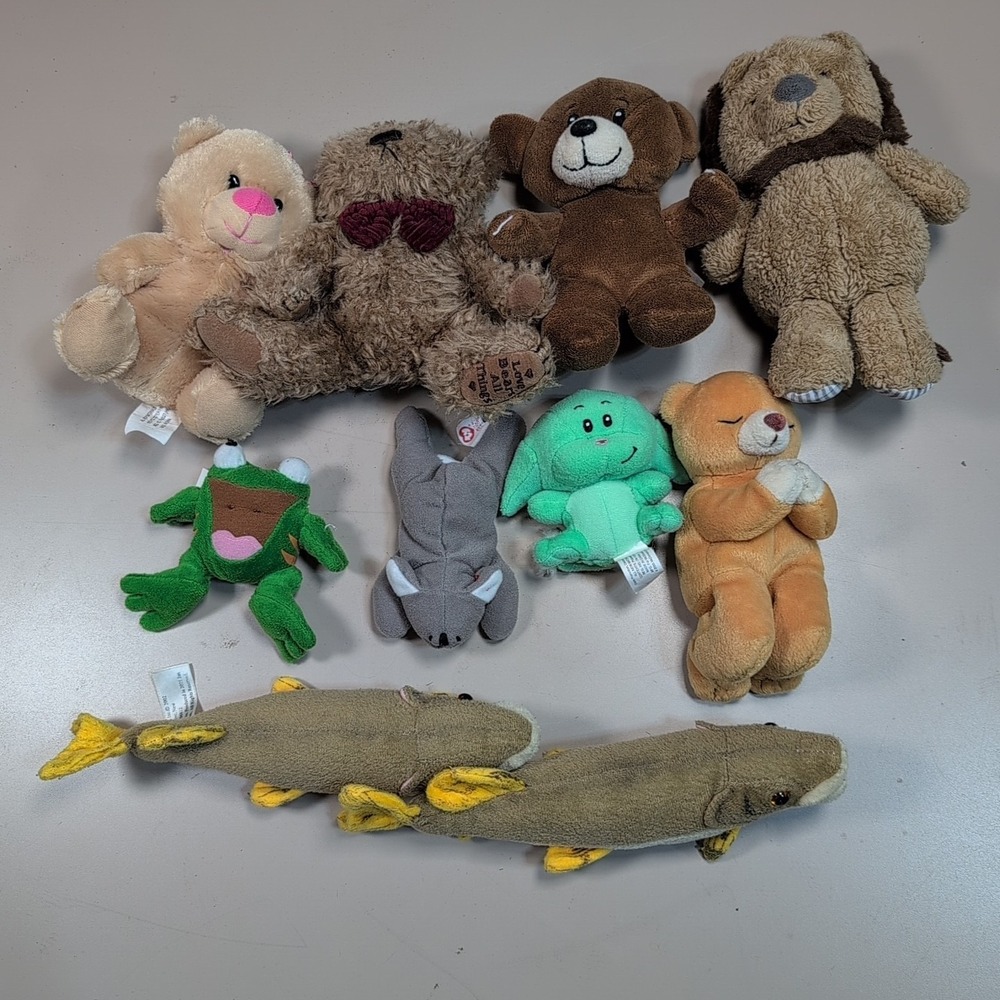 Vintage Lot  Stuffed Animal‎ Plush Toys Random Bears Just One You